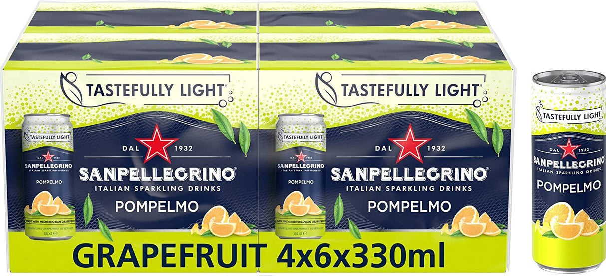 SAN PELLEGRINO POMPELMO CANS 24X330ML