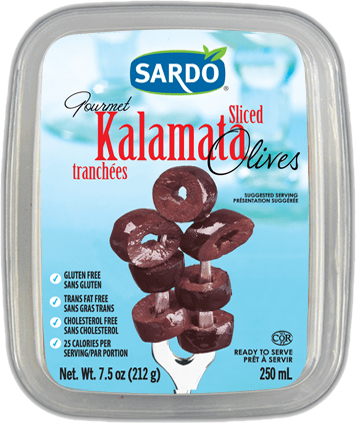 SARDO KALAMATA SLICED 2X1.6KG Default Title