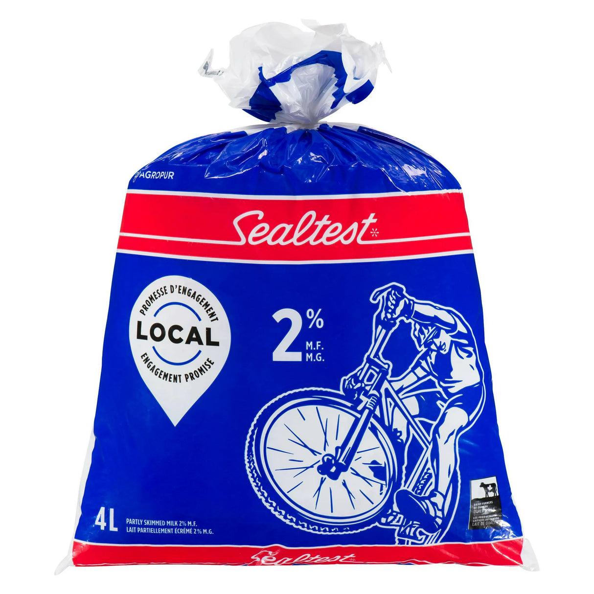 SEALTEST 2% MILK BAG 4L