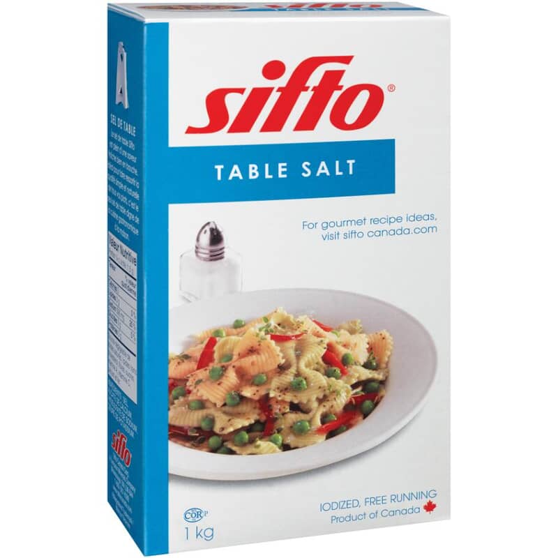 SIFTO TABLE SALT 24X1KG Default Title
