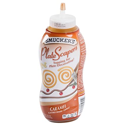 SMUCKERS PLATE SCRAPERS CARAMEL 420ML