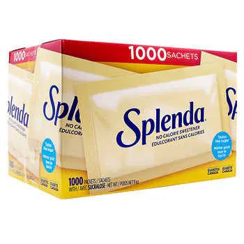 SPLENDA NO CALORIE SWEETENER PACKETS 1000EA