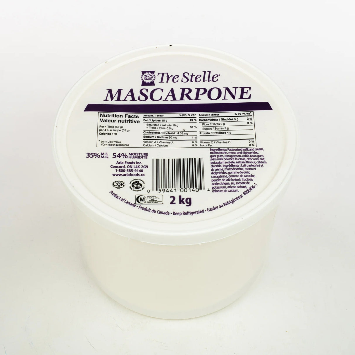 TRE STELLE MASCARPONE CHEESE 2KG