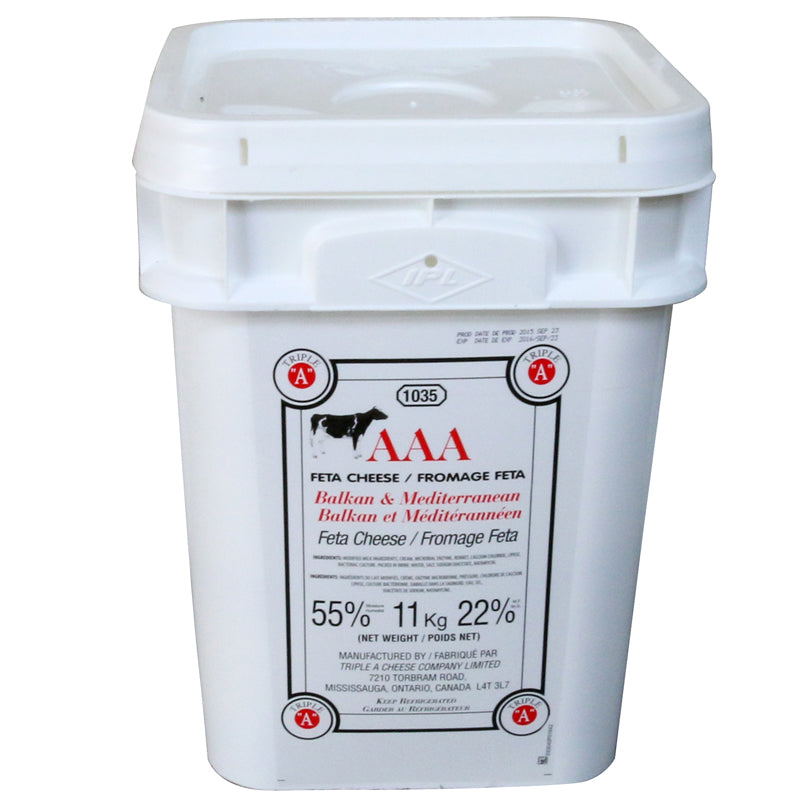 TRIPLE A FETA CHEESE 11KG