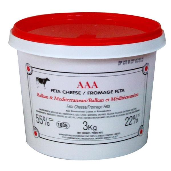 TRIPLE A FETA CHEESE 3KG