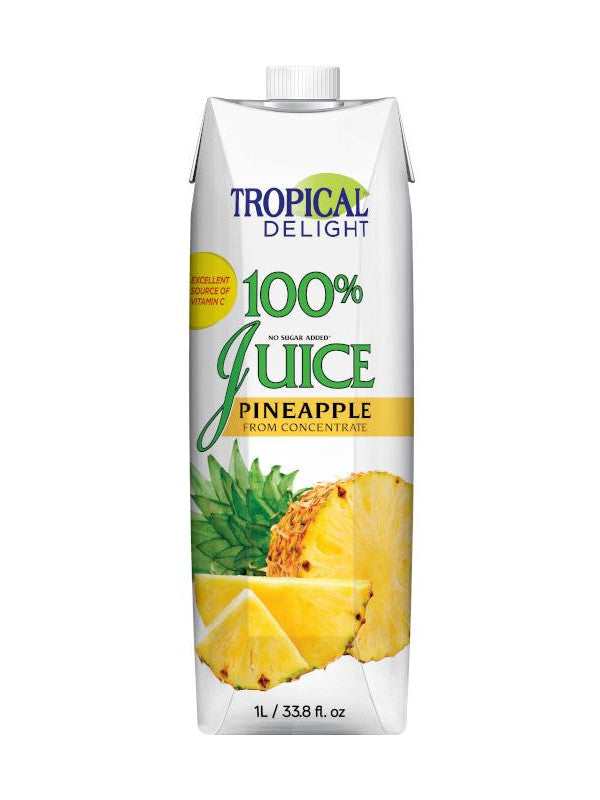 TROPICAL DELIGHT PINEAPPLE JUICE 12X1L
