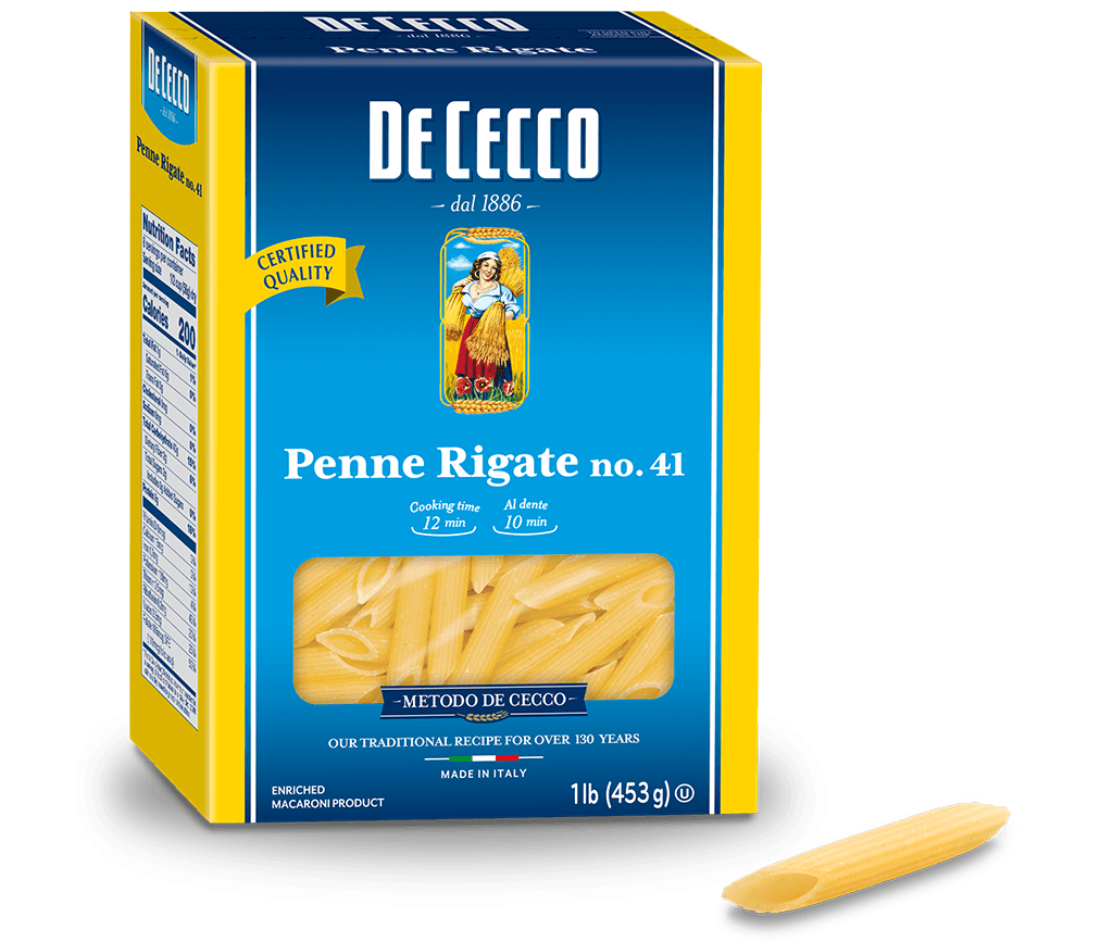 DECECCO PENNE RIGATE #41 PASTA 12X454GR