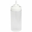 WINCO 12OZ CLEAR SQUEEZE BOTTLES 6EA Default Title