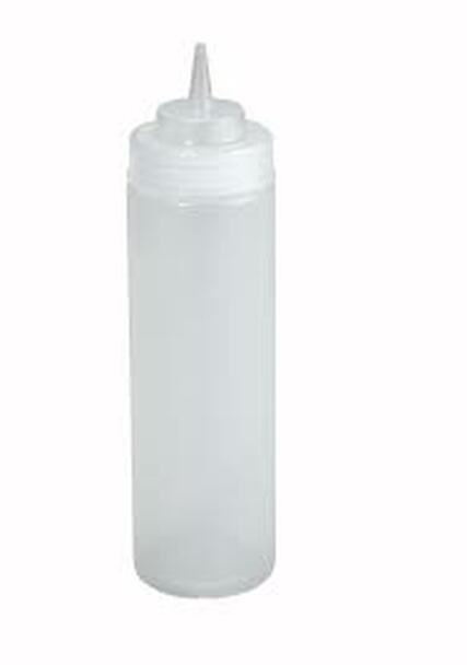 WINCO 32OZ CLEAR SQUEEZE BOTTLES 6EA Default Title