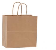 MAHER 13X7X17 BROWN HANDLE BAGS 250EA