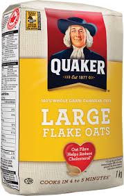 QUAKER LARGE FLAKE OATS 1KG