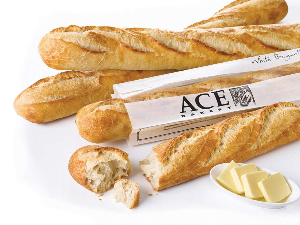 ACE BAKERY WHITE BAGUETTES 20X350GR